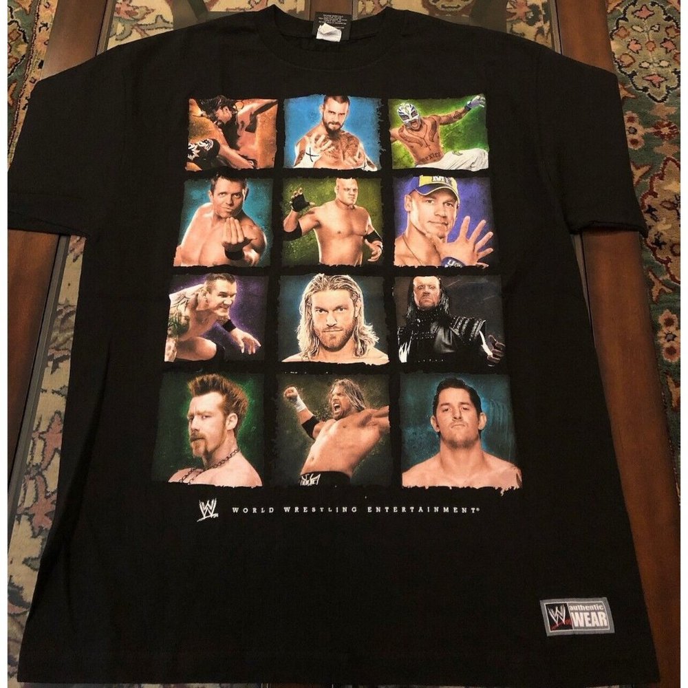 WWE T-Shirt Fan Appreciation Day Hartford Connecticut XL Cena Taker Mysterio